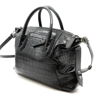 Soft Antigona Small Black Leather