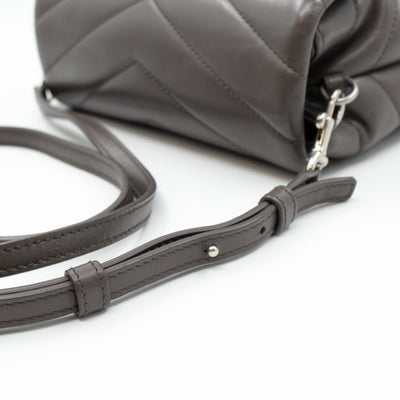Loulou Toy Grey Leather