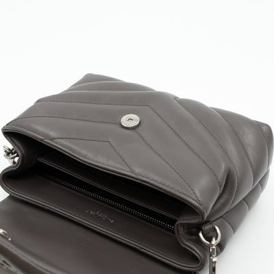 Loulou Toy Grey Leather