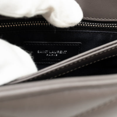Loulou Toy Grey Leather