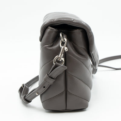 Loulou Toy Grey Leather