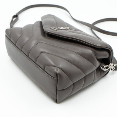 Loulou Toy Grey Leather