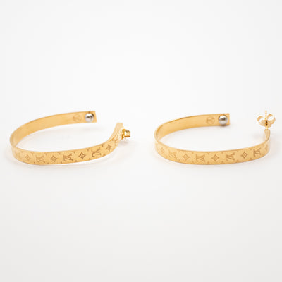 Nanogram Earrings Hoops Gold