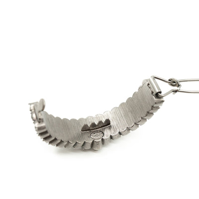 CC Crystal Hair Clip Ruthenium