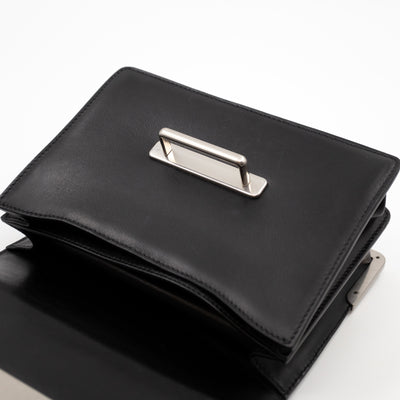Cahier Studded Black Leather