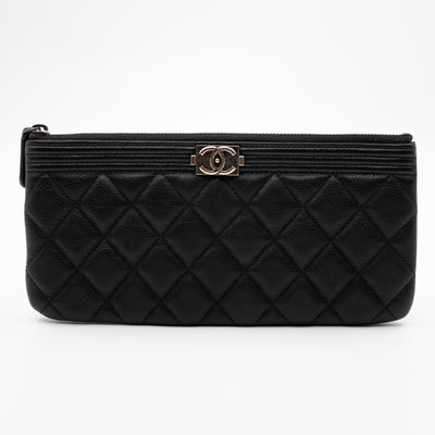 Boy O Case Long Black Leather