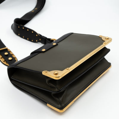 Cahier Military Green Leather