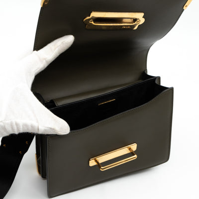 Cahier Military Green Leather
