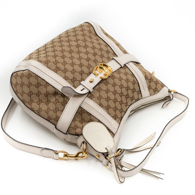 GG Running Hobo Bag White