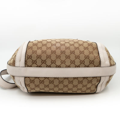 GG Running Hobo Bag White
