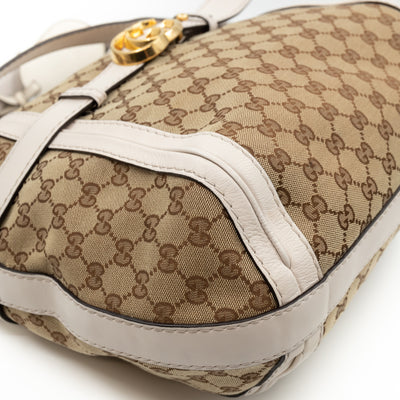 GG Running Hobo Bag White