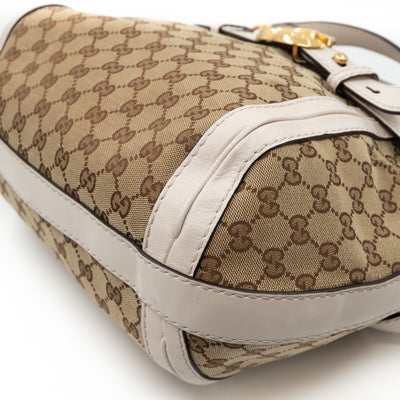 GG Running Hobo Bag White