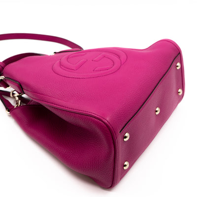 Soho Two Way Tote Rose Leather