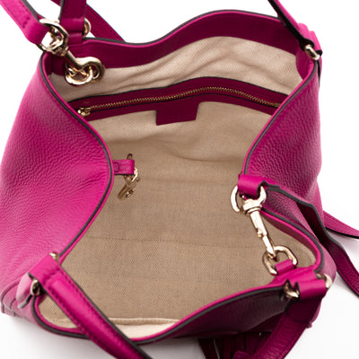 Soho Two Way Tote Rose Leather