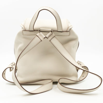 City Sport Backpack Talc White Leather