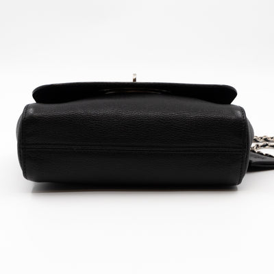 Lily Small Black Leather