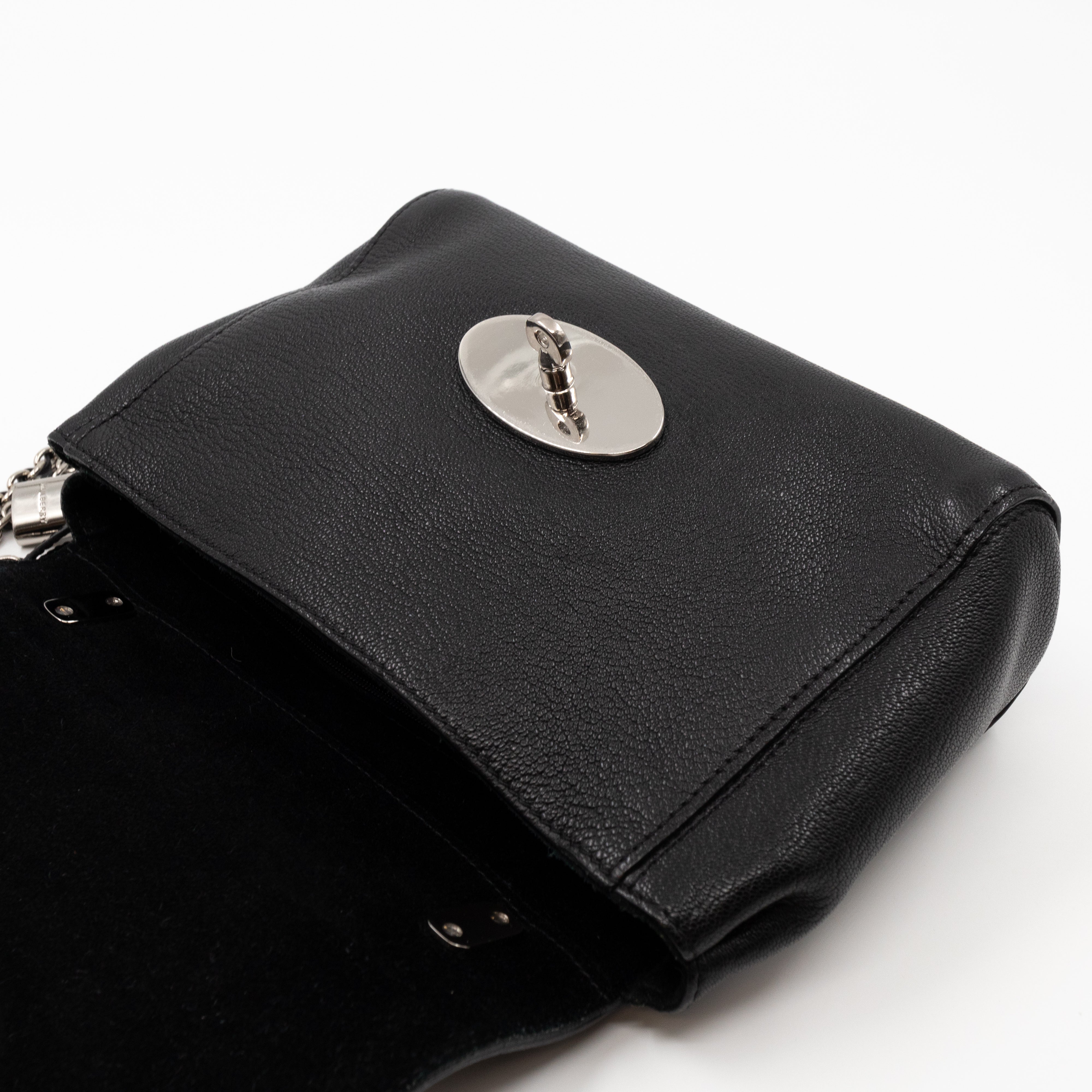 Lily Small Black Leather