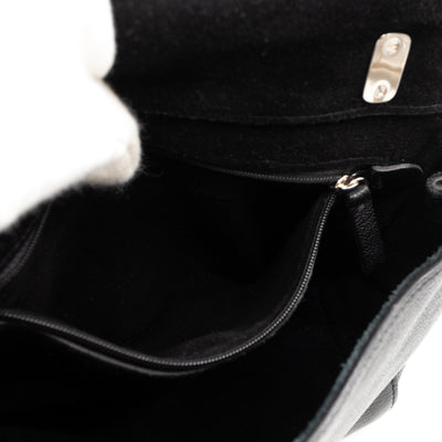 Lily Small Black Leather