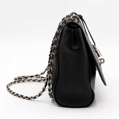 Lily Small Black Leather