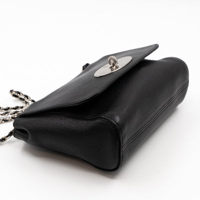 Lily Small Black Leather