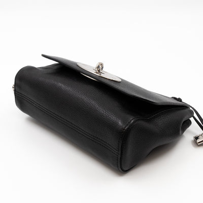 Lily Small Black Leather