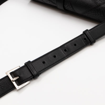 Monogram Université Medium Embossed Black Leather