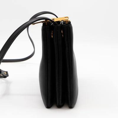 Trio Bag Black Leather