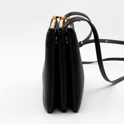 Trio Bag Black Leather