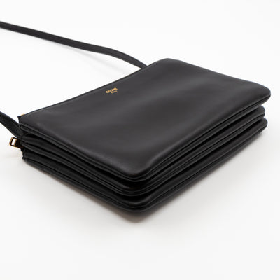 Trio Bag Black Leather