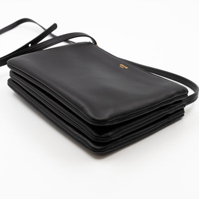 Trio Bag Black Leather