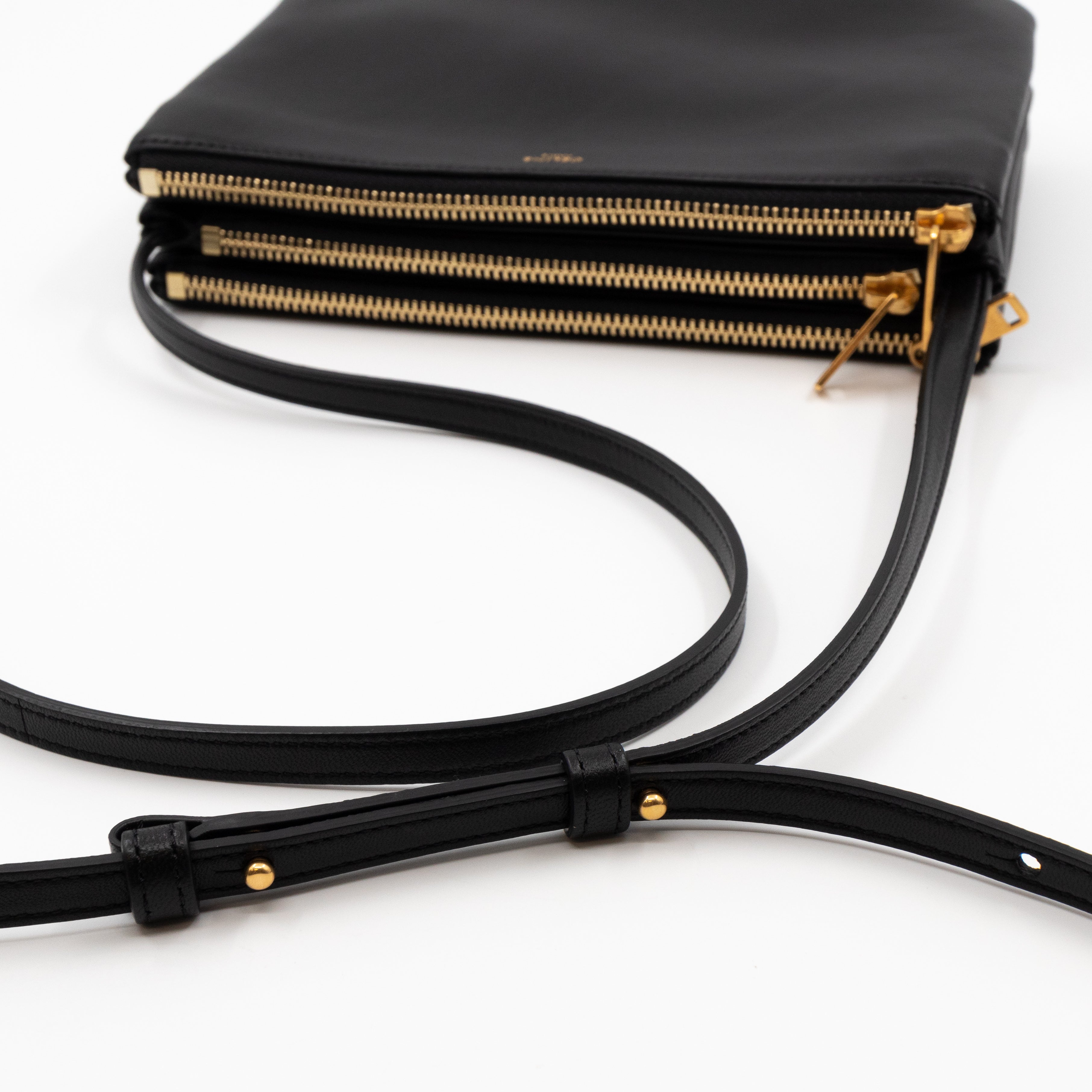 Trio Bag Black Leather