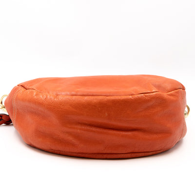 Daria Satchel Orange Leather