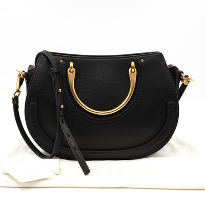 Pixie Bag Medium Leather & Suede