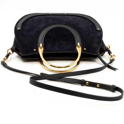 Pixie Bag Medium Leather & Suede