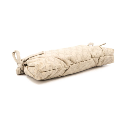 Hysteria Clutch Ivory Leather