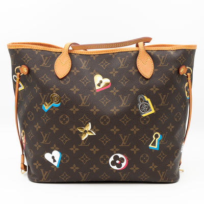 Neverfull MM Monogram Love Lock
