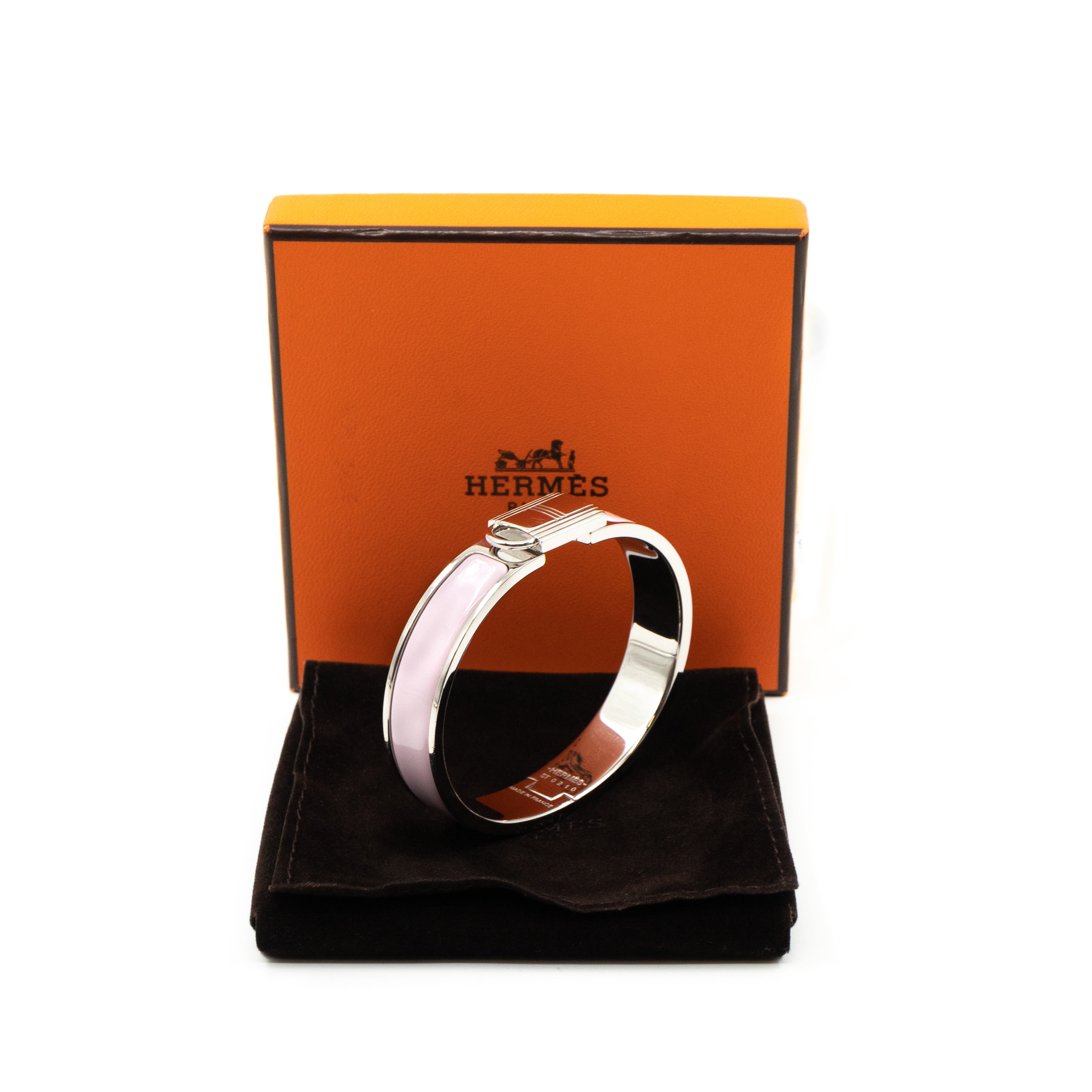 Clic Cadenas Bracelet Light Pink Silver