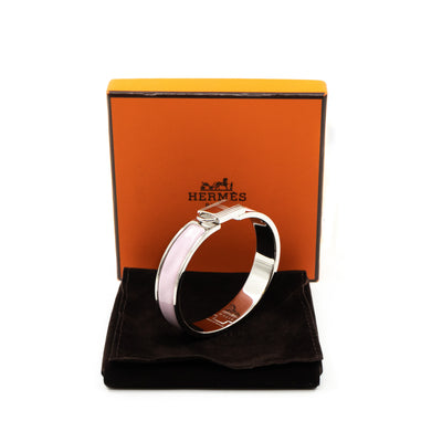 Clic Cadenas Bracelet Light Pink Silver