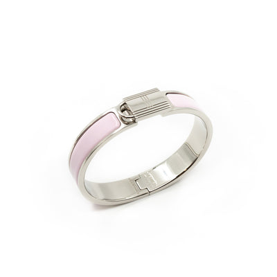 Clic Cadenas Bracelet Light Pink Silver