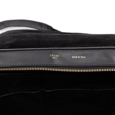 Medium Trapeze Black & White Leather