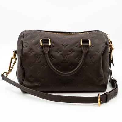 Speedy 25 Bandouliere Monogram Empreinte Ombre