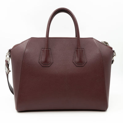 Antigona Medium Burgundy Leather