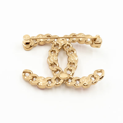 CC Chain Link Colorful Brooch
