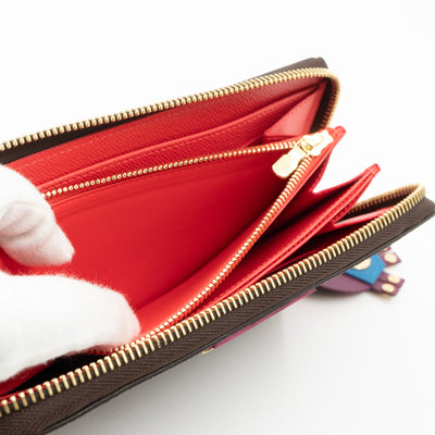 Zippy Wallet Flamingo Monogram Totem