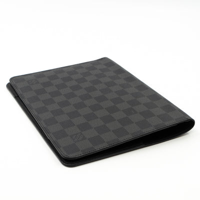 Desk Agenda Cover Damier Graphite