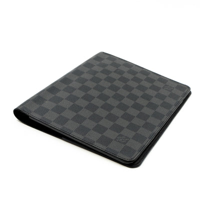 Desk Agenda Cover Damier Graphite