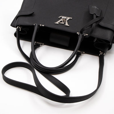 Lockme Day Black Leather