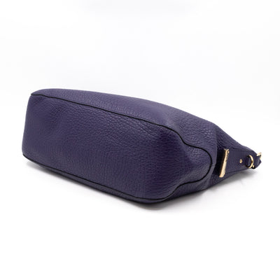 Ledbury Convertible Hobo Small Blue Leather
