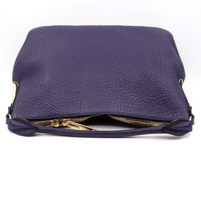 Ledbury Convertible Hobo Small Blue Leather