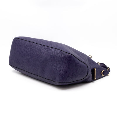 Ledbury Convertible Hobo Small Blue Leather